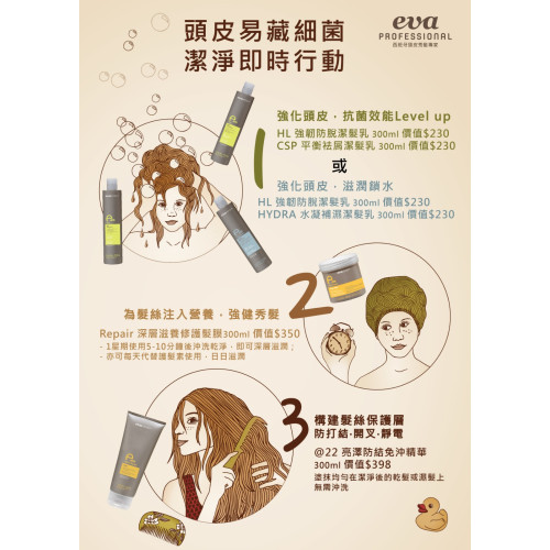 Eva e-line Hydration Hydra Conditioner 水凝補濕護髮素 1000ml Eva e-line Hydration Hydra Conditioner 水凝補濕護髮素 1000ml